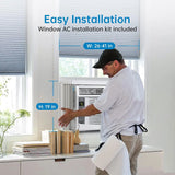 GAOMON Smart 6000 BTU Window Air Conditioner - WiFi - Enabled AC with Remote & App Control, Timer, Sleep Mode, Easy Install Kit, Cools Rooms up to 350
