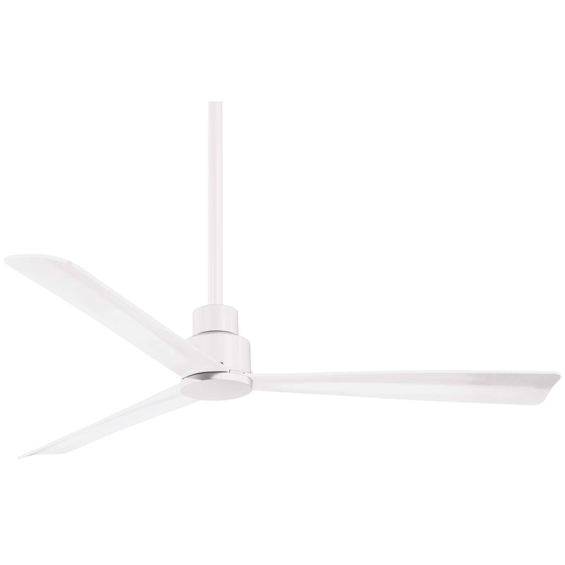 Minka Aire F787 Simple 52" Outdoor Ceiling Fan Flat White