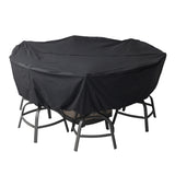 Agio Nicolet 7-Piece Fire Outdoor Patio High Dining Set