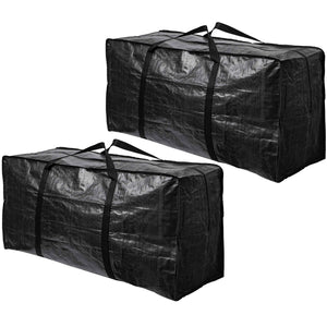 BAG-THAT! 2 Pack XXL Moving Bags, Jumbo Extra Large Heavy Duty Stronger Handles Wrap Around Storage Bags Moving Totes Storage Totes Zippered