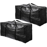 BAG-THAT! 2 Pack XXL Moving Bags, Jumbo Extra Large Heavy Duty Stronger Handles Wrap Around Storage Bags Moving Totes Storage Totes Zippered