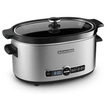 KitchenAid KSC6223SS - Slow cooker - 6 qt - stainless steel