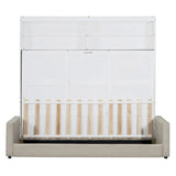 Queen Murphy Bed with Sofa - 2 - in - 1 Design, Storage Solutions & Dual - Piston Mechanism