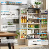 72 - Inch Tall Farmhouse Kitchen Pantry Cabinet - Stylish Storage Cupboard