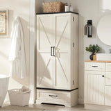 72 - Inch Tall Farmhouse Kitchen Pantry Cabinet - Stylish Storage Cupboard