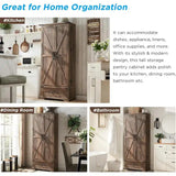 72 - Inch Tall Farmhouse Kitchen Pantry Cabinet - Stylish Storage Cupboard