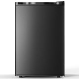 KNDKO 3.2cu.ft Upright Freezer, Compact Freezer with Removable Shelves, Adjustable Thermostat for Home/Kitchen/Office, SILVER