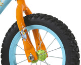 Bluey 12 - Inch Kids BMX Bike with Training Wheels, Plush Bag, Steel Frame, Coaster Brake, Ages 3 - 5