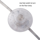 Rosén GARDEN Arc Floor Lamp, Modern Reading Light for Living Room, Bedrooms and Office, Light Direction Adjustable, Bulb Not Included