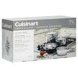 Cuisinart Chef's Classic 7-Piece Cookware Set, Silver