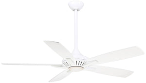 Minka Aire F1000 - WH Dyno 5 - Blade 52�� LED Ceiling Fan - White