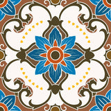 Poromoro Spanish Portuguese Azulejo Style Peel and Stick Backsplash Tile Stickers Set of 16 Pcs (5.9, 54)
