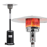 KEZATO 46,000 BTU Propane Outdoor Patio Heater with Cover and Wheels for