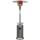 Hanover 7' Tall 41,000 BTU Stainless Steel Umbrella Propane Patio Heater