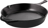 Utopia Kitchen Saute Fry Pan - Chefs Pan, Pre - Seasoned Cast Iron Skillet - Frying Pan 12 inch - Safe Grill Cookware for Indoor & Outdoor Use - Cast
