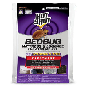 Hot Shot Bedbug Mattress & Luggage Treatment Kit