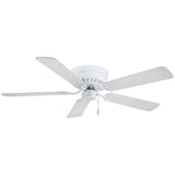 Minka Mesa 52 in. Ceiling Fan - White - White Blades