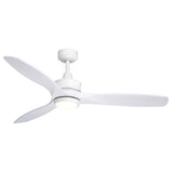 Vaxcel Curtiss Satin Brass Mid - Century Modern MCM Wood Propeller Ceiling Fan with LED Light Kit and Remote