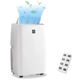 TROPOW 14000BTU Portable Air Conditioners Cool up to 750 Sq.ft, 4 in 1 Portable AC Unit with Remote Control/Dehumidifier/3 Speeds Fan/Sleep Mode