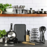 Gibson Home 71 Piece Stainless Steel Silver Cookware Combo Set