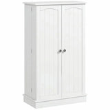 Spaco 17-Tier Kitchen Small Pantry Cabinet with 2 Doors and 6 Adjustable Shelves, Cabinet Pantry, Freestanding 5-Tier Shelving Pantries