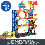 Hot Wheels City Ultimate Garage Playset with 2 Die - Cast Cars, Toy Storage for 50+ Cars