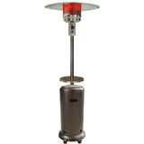 Hanover - 7 - ft. 48,000 BTU Steel Umbrella Propane Patio Heater - Hammered Bronze