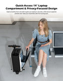 L2 - S Smart Rideable Luggage, Foldable Electric Scooter Suitcase, 6.2 Mph Max Speed, 6.2 - Mile Range, Lightweight Portable Design