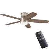 Home Decorators Ashby Park 52" Color Changing LED Brushed Nickel Ceiling Fan