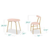 Best Choice Products 3 Piece Modern Oval Dining Table Set, Small Kitchen Dinette W/ 2 Chairs Black/Black