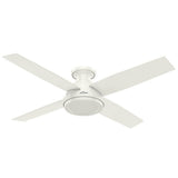 Hunter Dempsey Low Profile 52" Ceiling Fan, White