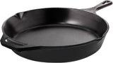 Utopia Kitchen - Saute Fry Pan - Chefs Pan, Pre - Seasoned Cast Iron Skillet - Nonstick Frying Pan 10.25 inch - Safe Grill Cookware for Indoor &