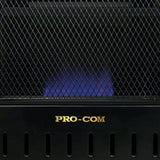 ML100TBAHR Ventless Propane Gas Blue Flame Space Heater with Thermostat Control