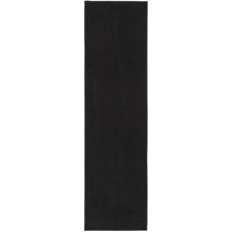 Walmart Mainstays Titan Durable Indoor Runner Rug - Black - Runner 20 x 72 Each