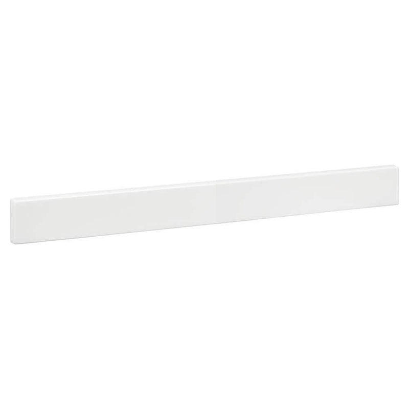 24 - 1/2 in. Cultured Marble Backsplash in White