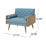 Frankie Mid - Century Modern Club Chair by Christopher Knight Home