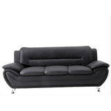 3 Piece Living Room Sofa Set with Upholstered Seating and Modern Design