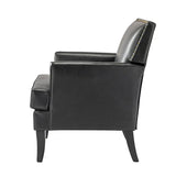 Nileus Set of 2 Modern Classic Polyester Accent Chairs with Solid Wood Legs by HULALA HOME