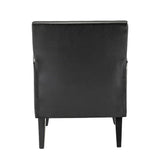 Nileus Set of 2 Modern Classic Polyester Accent Chairs with Solid Wood Legs by HULALA HOME