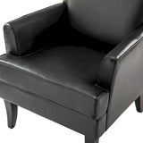 Nileus Set of 2 Modern Classic Polyester Accent Chairs with Solid Wood Legs by HULALA HOME