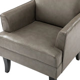 Nileus Set of 2 Modern Classic Polyester Accent Chairs with Solid Wood Legs by HULALA HOME