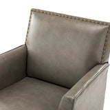 Nileus Set of 2 Modern Classic Polyester Accent Chairs with Solid Wood Legs by HULALA HOME