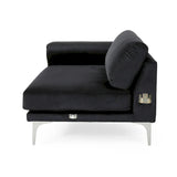 Christopher Knight Home Croydon Modern Glam Velvet Sofa for 4