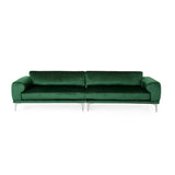 Christopher Knight Home Croydon Modern Glam Velvet Sofa for 4