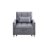 Versatile Sleeper Chair with Removable Pillow