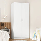 5-Shelf Wardrobe Cabinet with Double Doors, Home Storage Organizer
