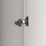 5-Shelf Wardrobe Cabinet with Double Doors, Home Storage Organizer