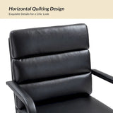 Joseph Contemporary Faux Leather Task Chair with Tilt Lock and Center Tilt by HULALA HOME