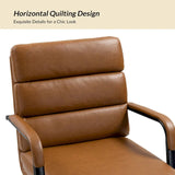 Joseph Contemporary Faux Leather Task Chair with Tilt Lock and Center Tilt by HULALA HOME