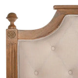 SAFAVIEH Desiderata Rustic Wood Upholstered Headboard